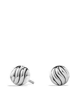 Womens Sculpted Cable Stud Earrings Product Image