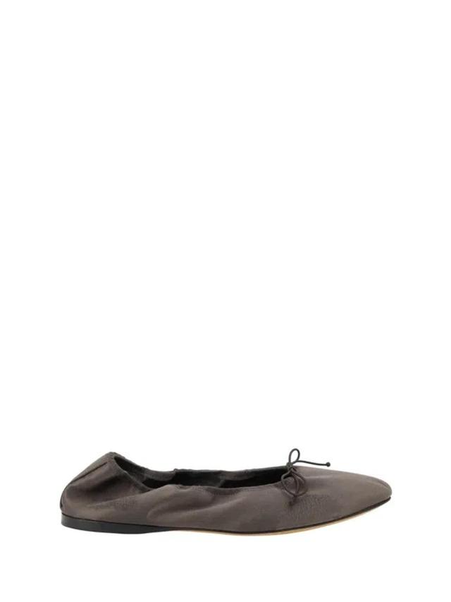 THE ROW Hereditas Ballerinas In Brown Product Image