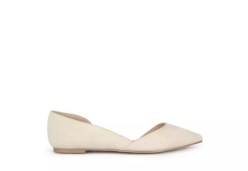 Journee Collection Ester Flat (Nude) Women's Shoes Product Image