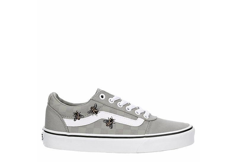 Vans Ward Womens Sneakers, Size: 6, Light Grey Product Image