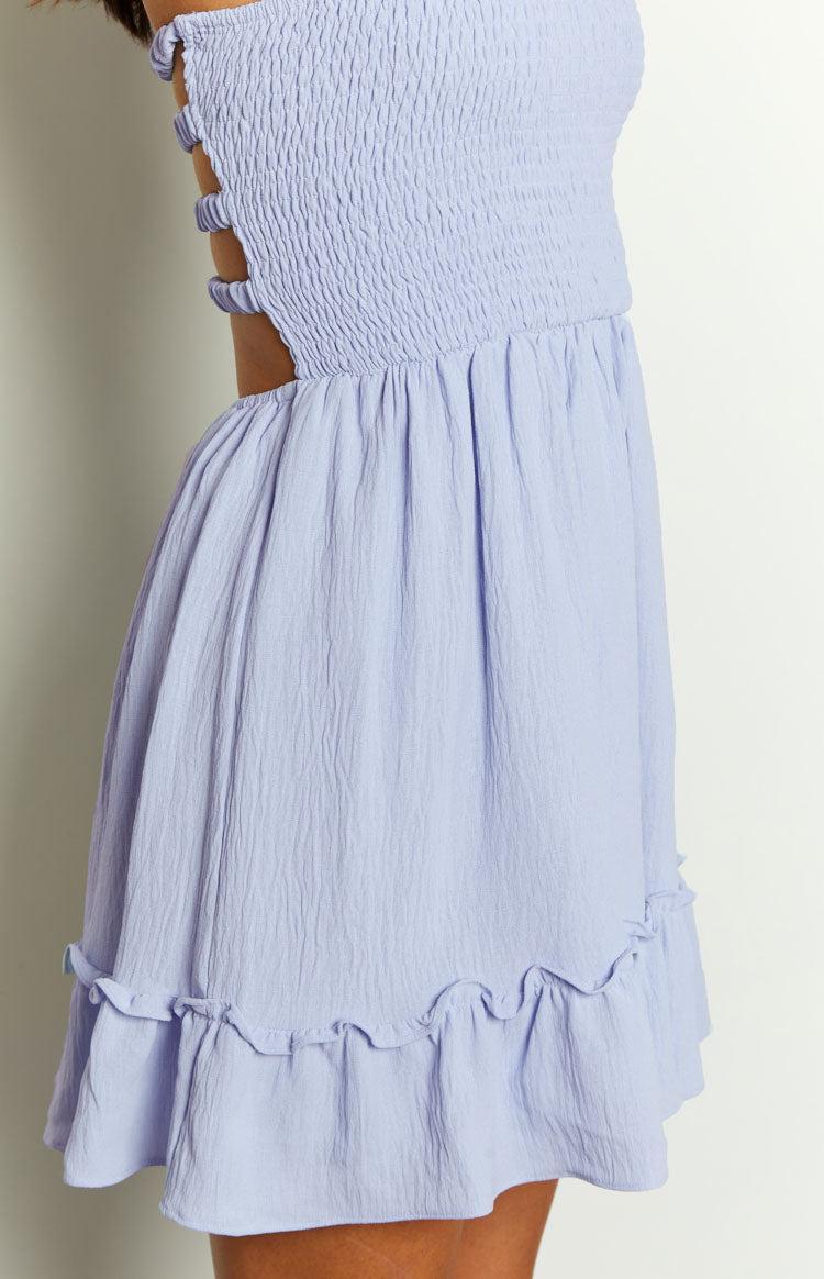 Sundazed Blue Strapless Mini Dress Product Image