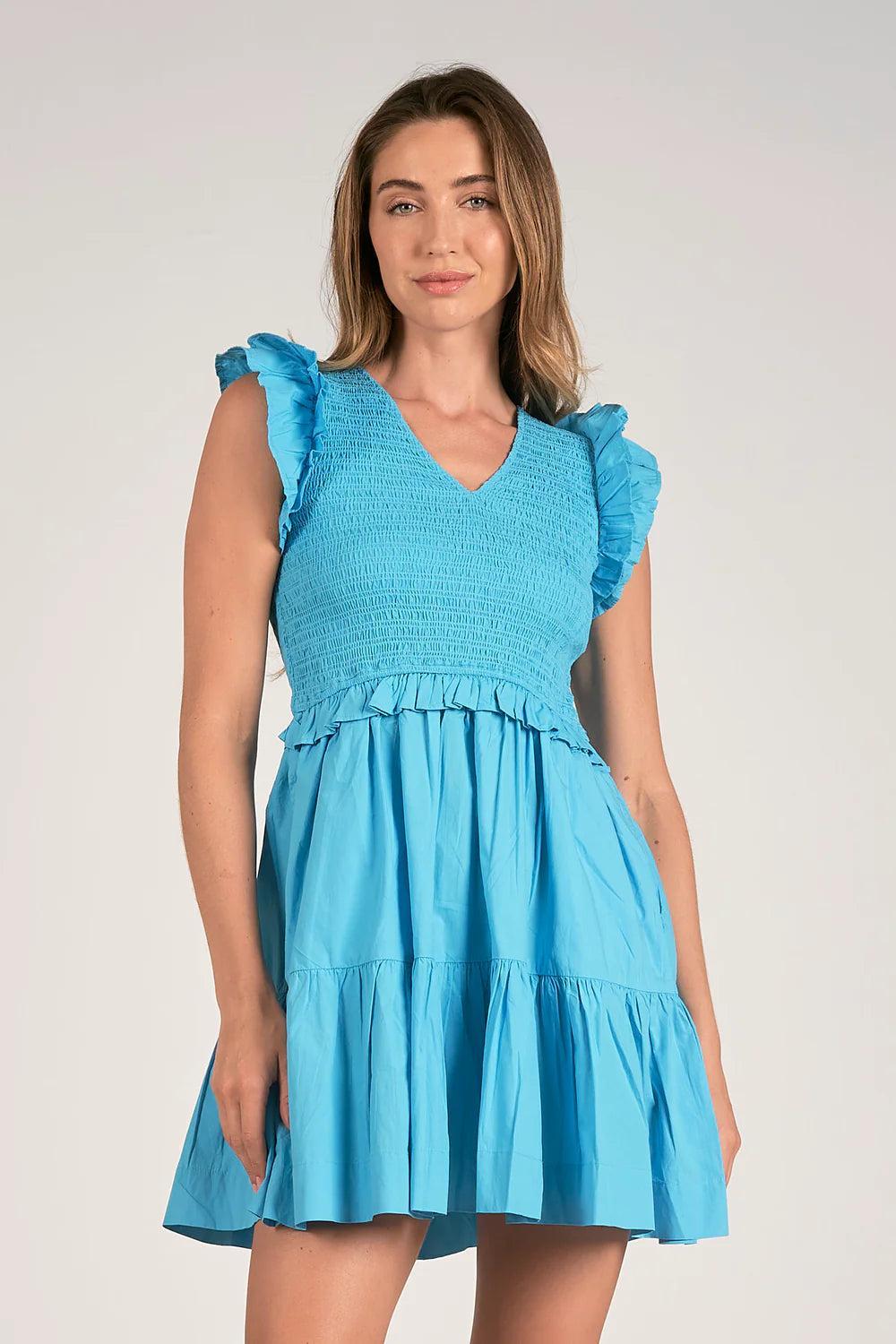 Ruffle Sleeve Dress Product Image