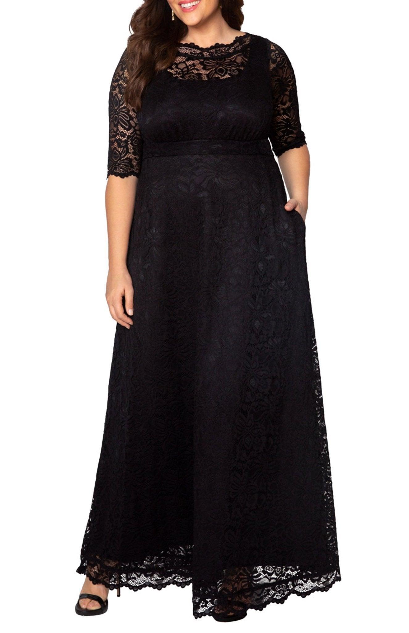 Leona Lace Gown - Plus Product Image