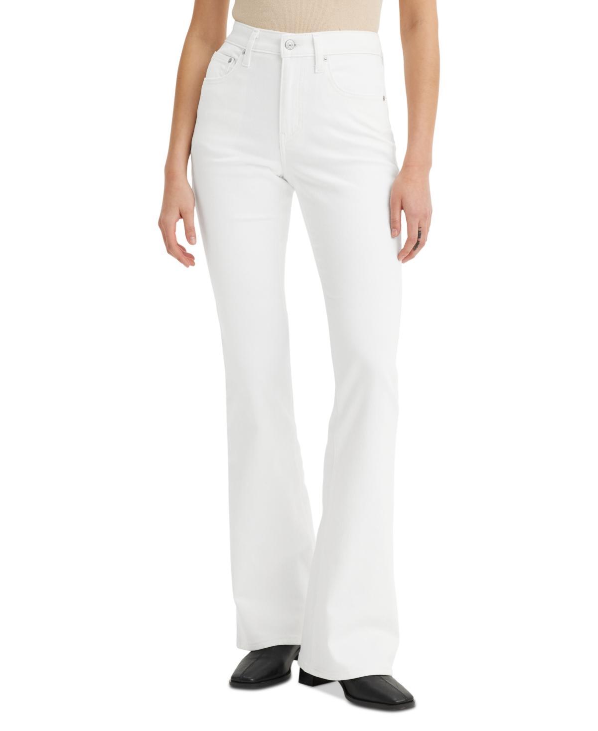 Levis Womens 726 High Rise Slim Fit Flare Jeans Product Image