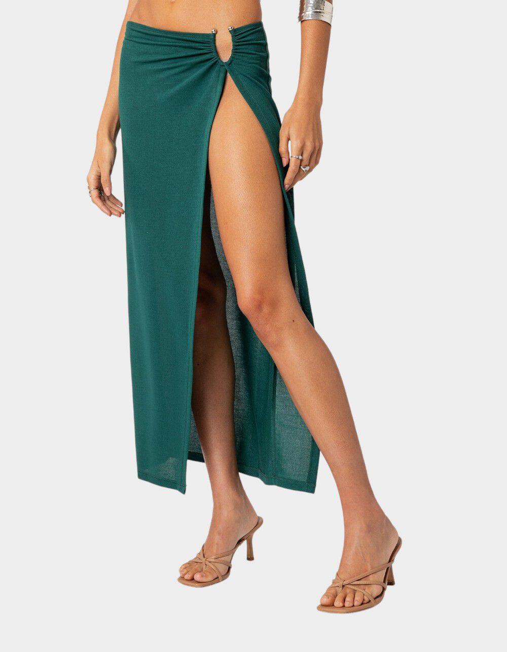 EDIKTED Nyssa Wrap Midi Skirt Product Image