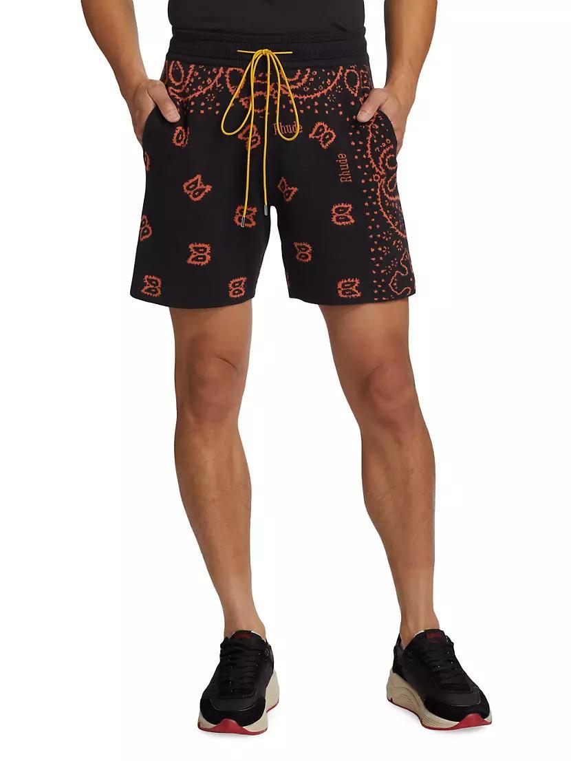 Bandana Knit Shorts Product Image