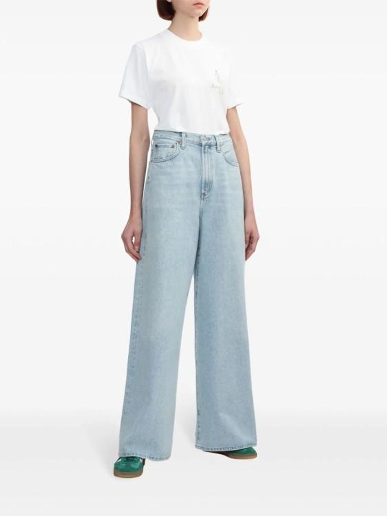 AGOLDE Blue Dame High Rise Wide Leg Jeans Product Image