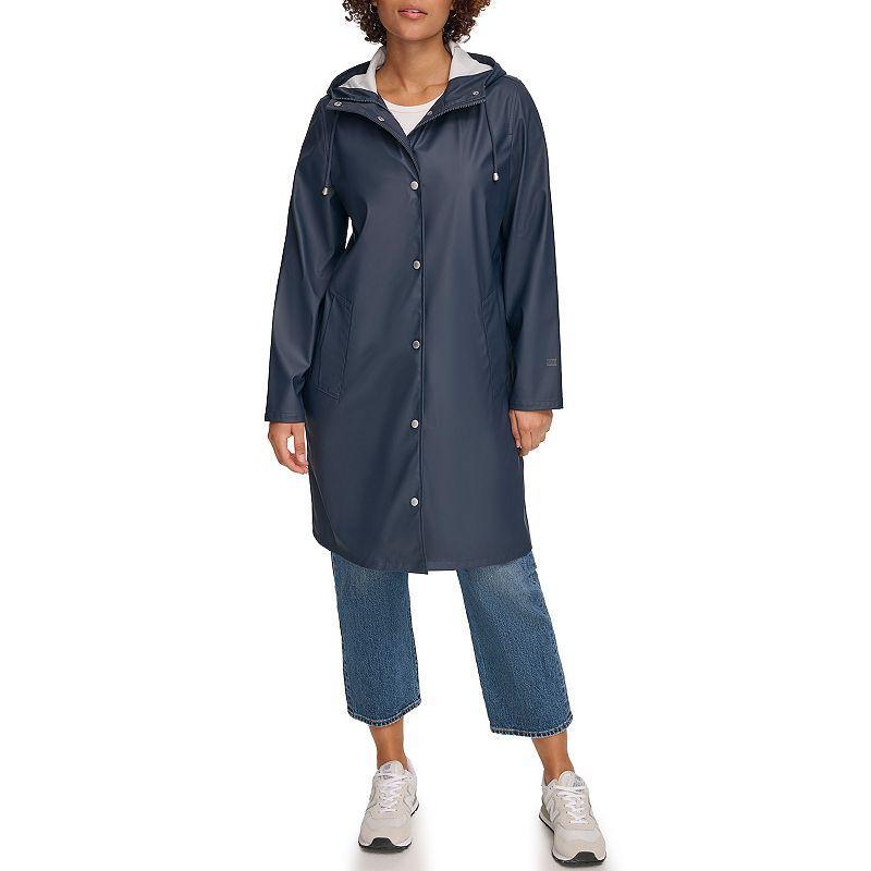 levis Water Resistant Hooded Long Rain Jacket Product Image