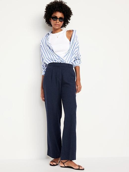 Extra High-Waisted Wide-Leg Taylor Pants Product Image