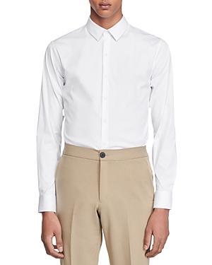 Mens Fitted Stretch Cotton Shirt Product Image