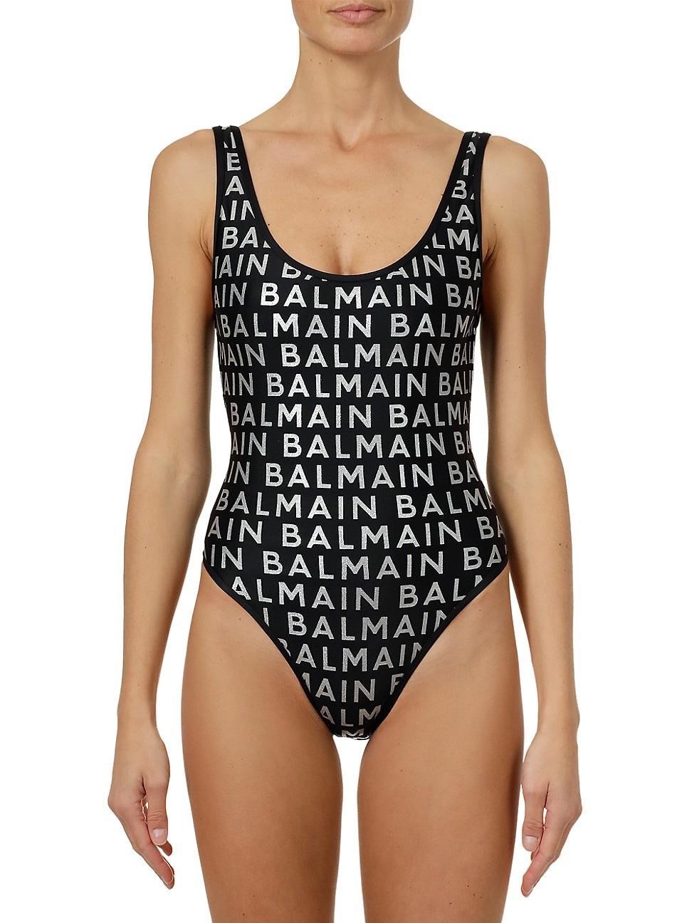 Womens Logo One-Piece Swimsuit Product Image