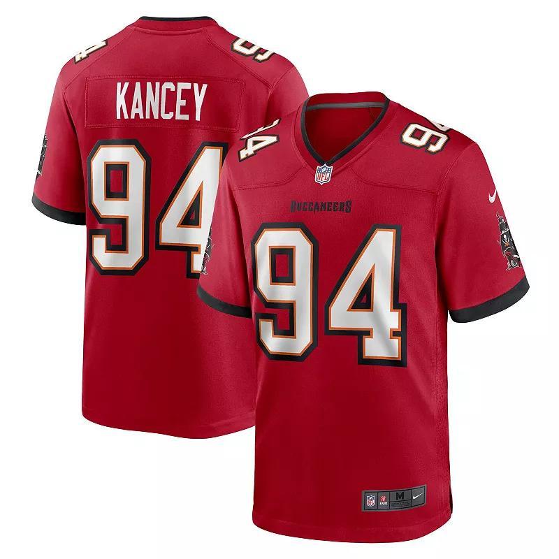 Mens Nike Calijah Kancey Tampa Bay Buccaneers 2023 NFL Draft First Round Pick Game Jersey Product Image