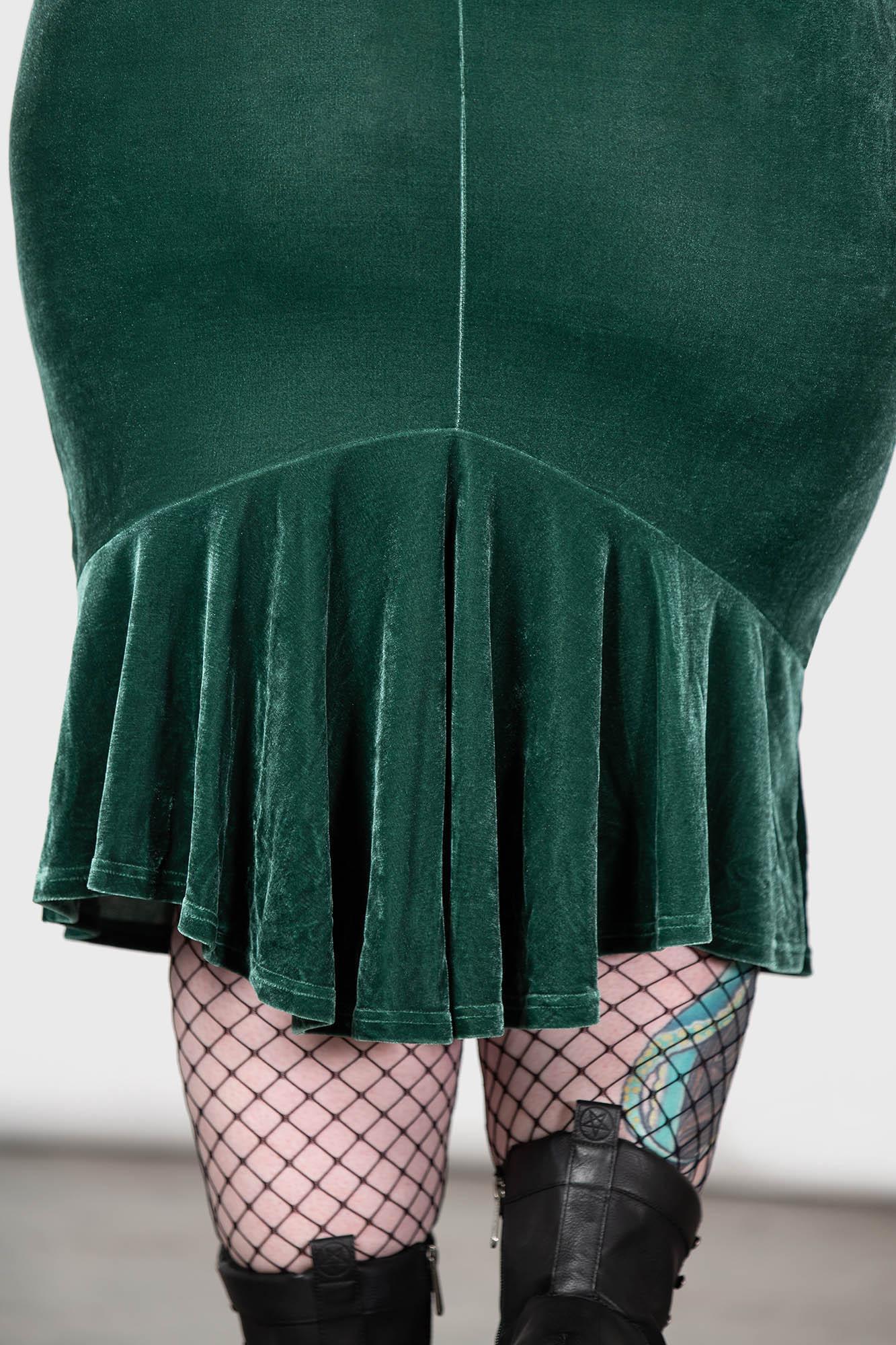 Drusilla Midi Skirt [GREEN] [PLUS] Female Product Image