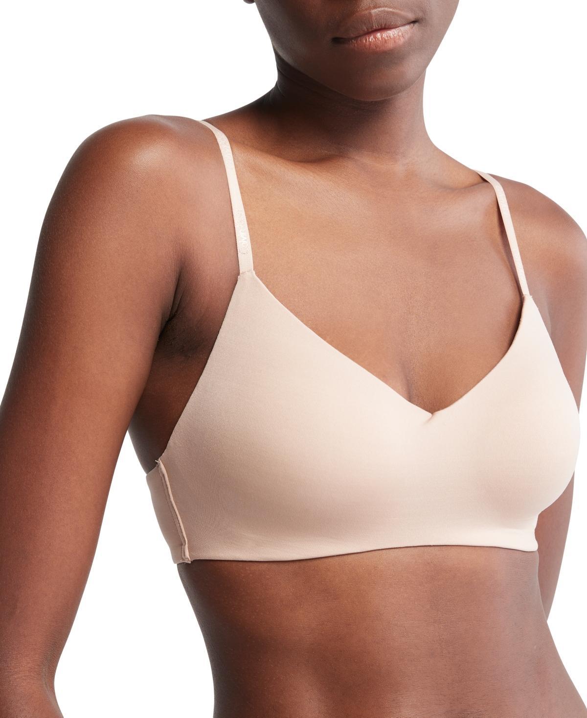 Calvin Klein Womens Form To Body Lightly Lined Bralette QF7618 Product Image