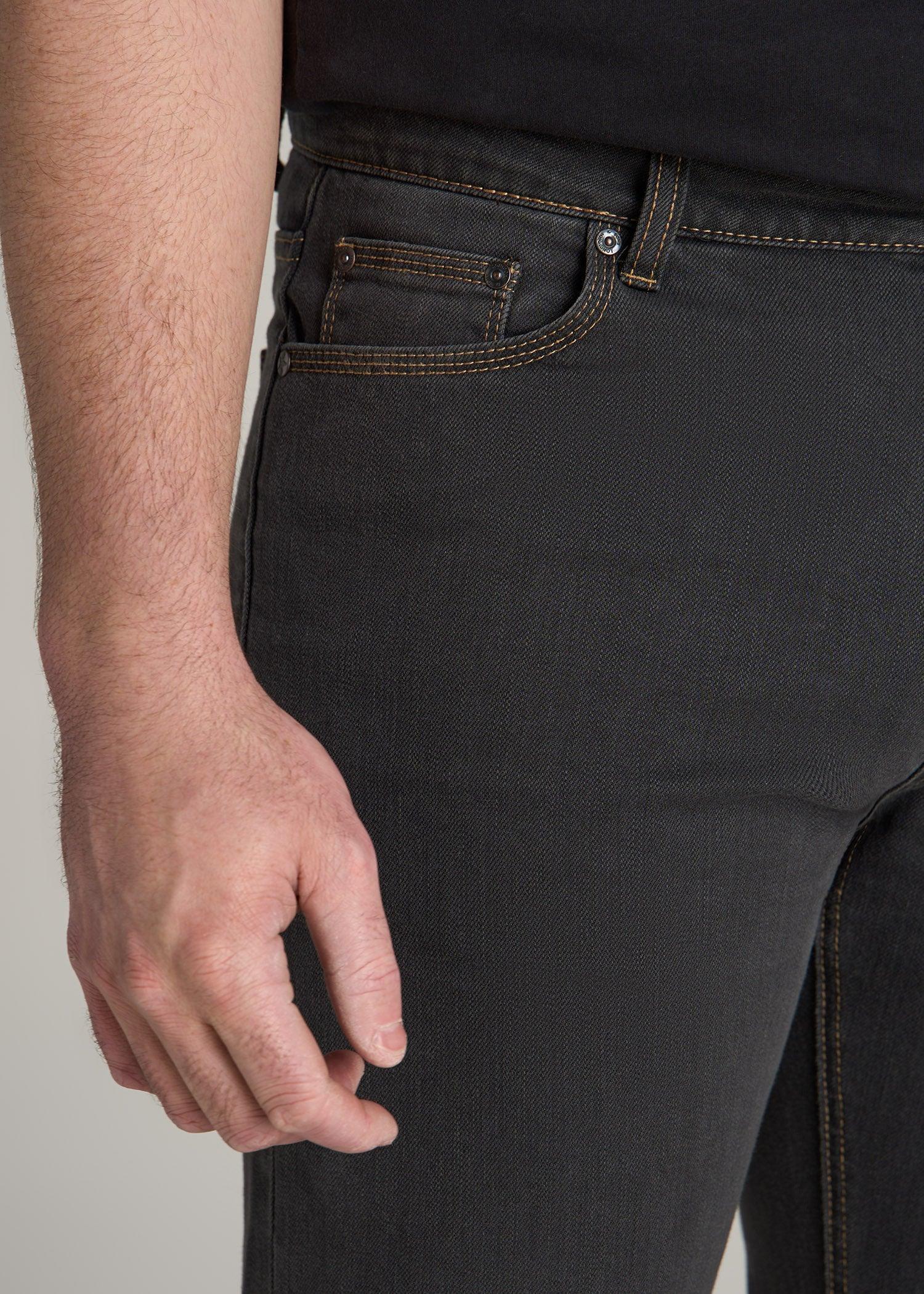 LJ&S STRAIGHT LEG Jeans for Tall Men in Vintage Black Male Product Image