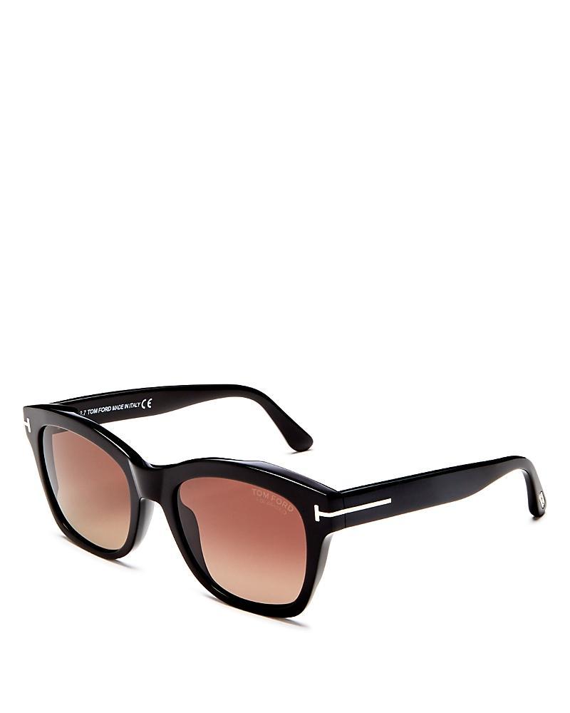 Tom Ford Lauren Polarized Square Sunglasses, 52mm Product Image