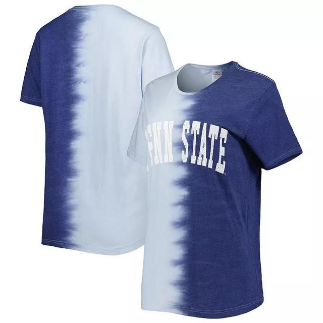 Womens Gameday Couture Penn State Nittany Lions Find Your Groove Split-Dye T-Shirt Blue Product Image