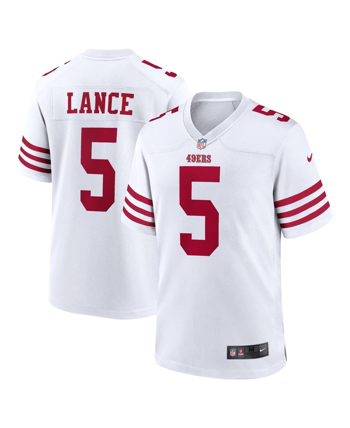 Mens Nike Trey Lance White San Francisco 49ers Player Game Jersey - White Product Image