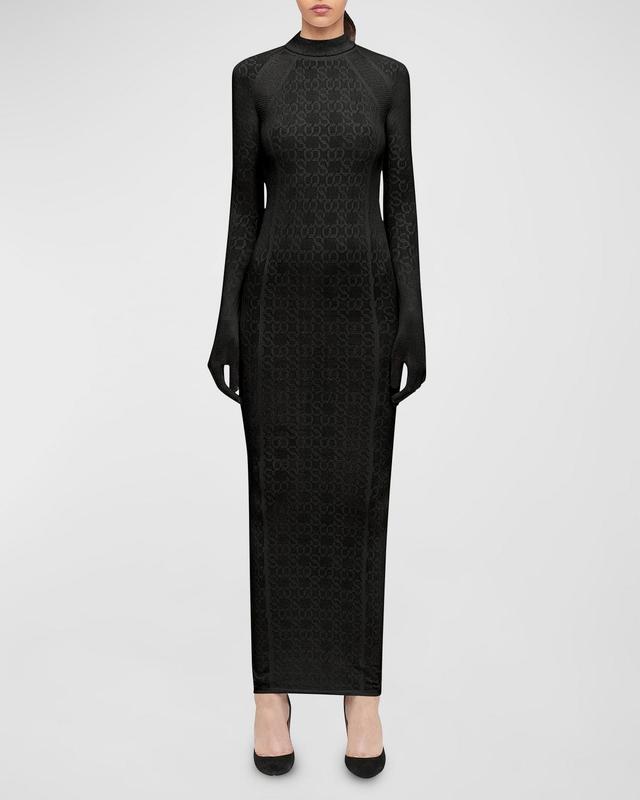 Womens SIMKHAI x Wolford Semi-Sheer Logo Dress Product Image