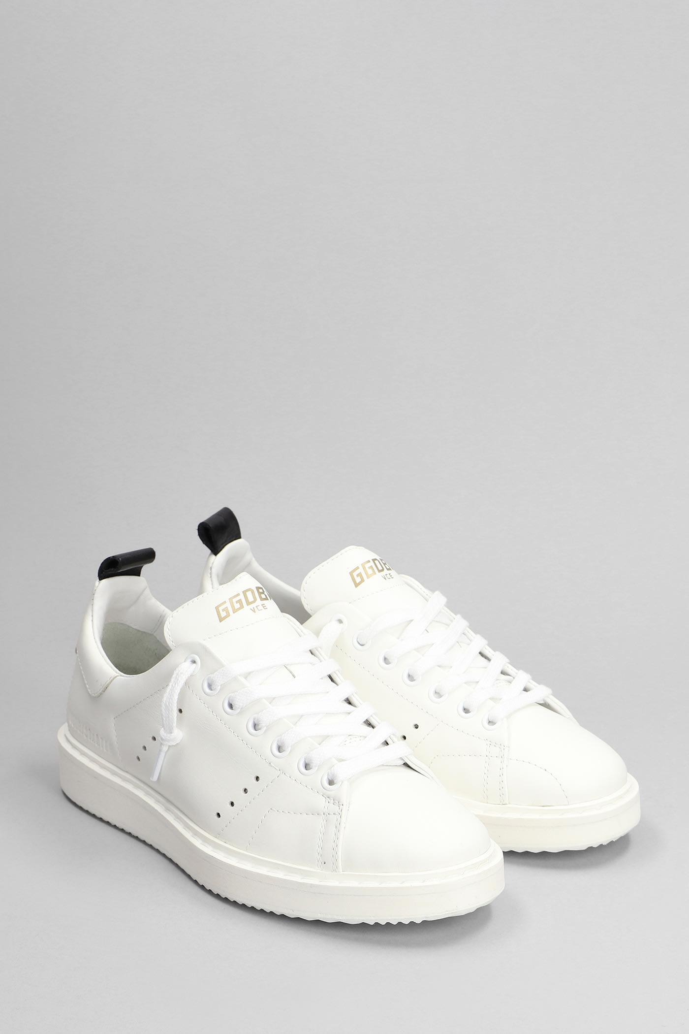 Starter Sneakers In White Leather Product Image