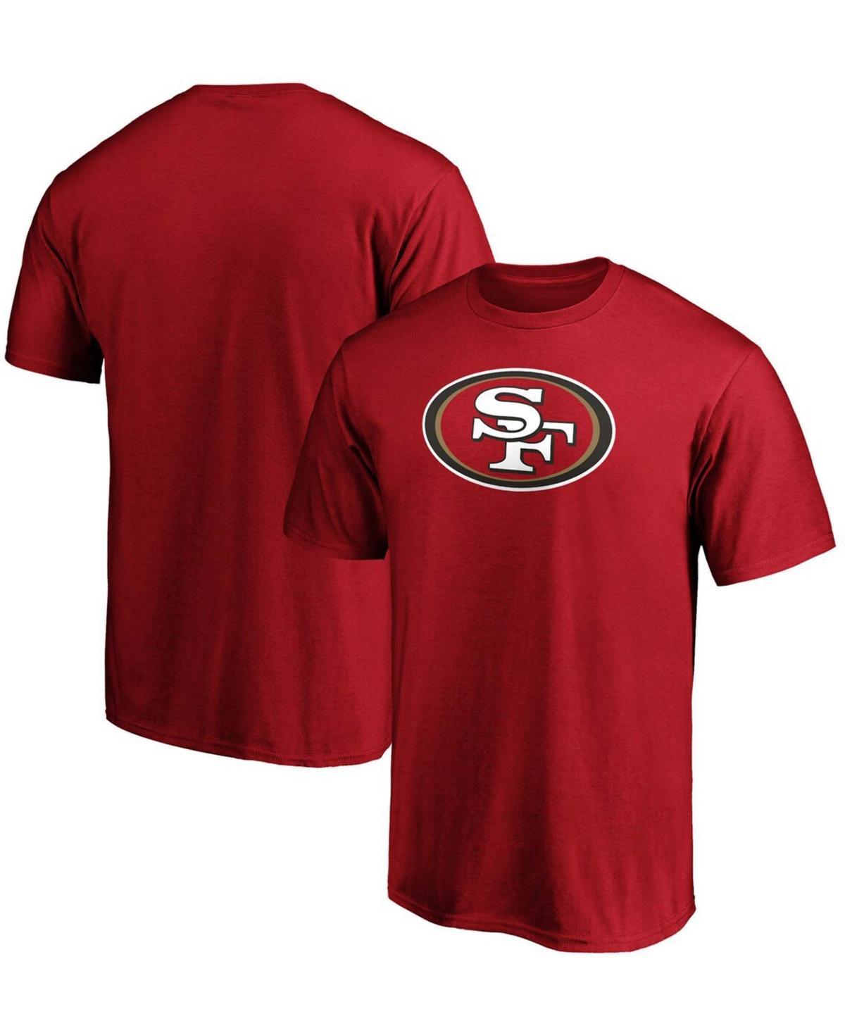 Mens Scarlet San Francisco 49ers Primary Logo T-shirt Product Image