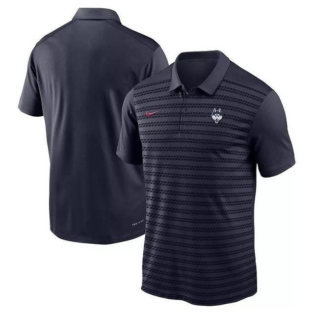 Mens Nike UConn Huskies 2024 Sideline Victory Coaches Performance Polo Blue Product Image