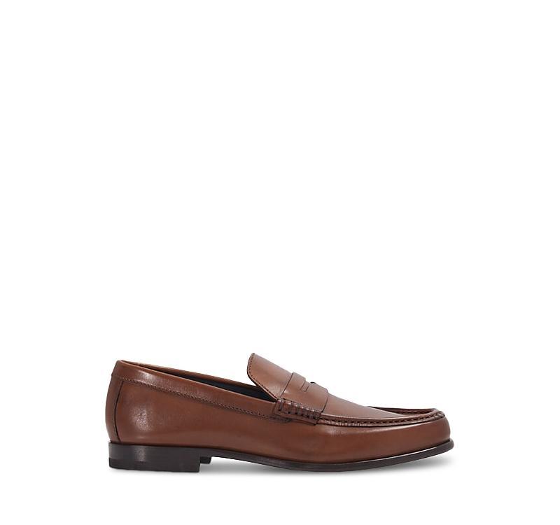 Mens Leather Penny Loafers Product Image