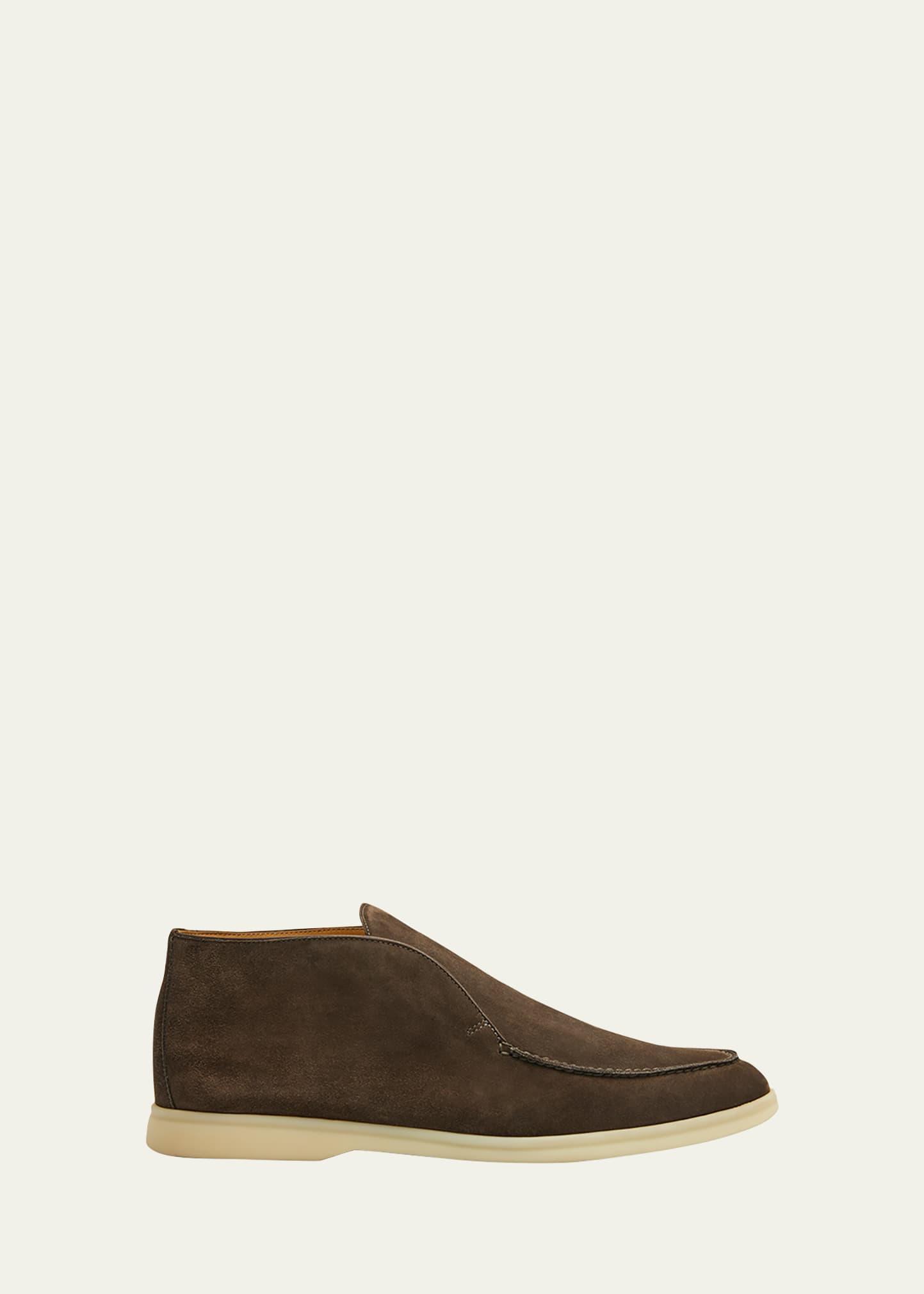 Mens Polacchino Suede Slip-On Chukka Boots Product Image