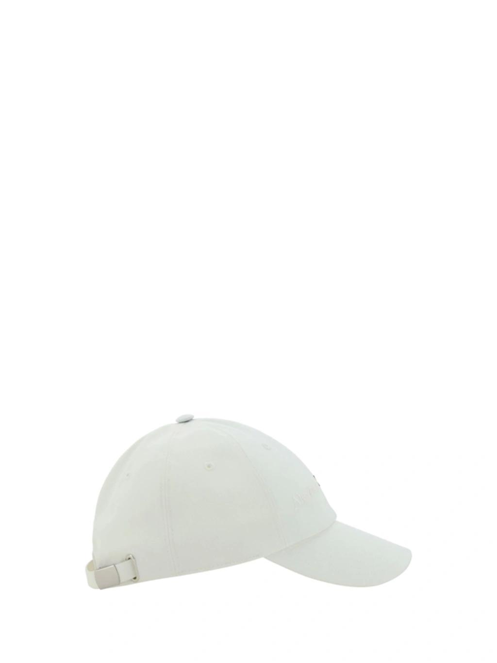 Baseball Hat In White/black Product Image