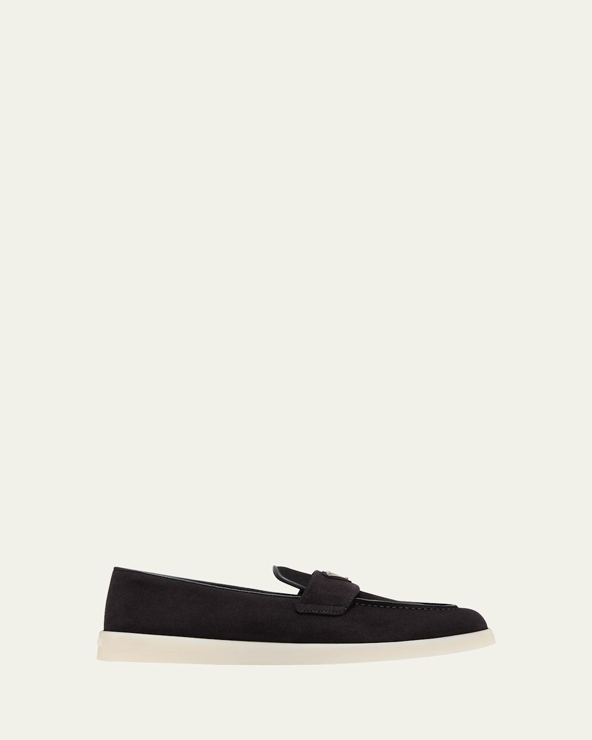 Prada Saint Tropez Suede Loafer Product Image