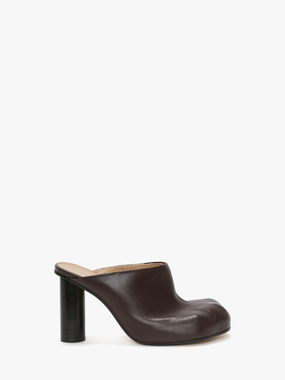 PAW LEATHER MULES in brown | JW Anderson US  Product Image