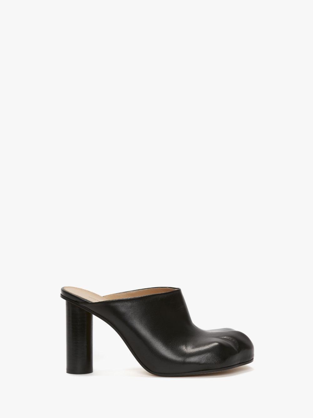 PAW LEATHER MULES in black | JW Anderson US  Product Image