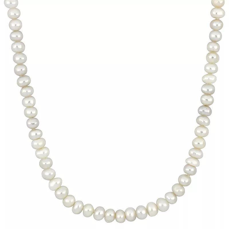 Stella Grace 14k Gold Freshwater Cultured Pearl Strand Necklace, Womens Product Image