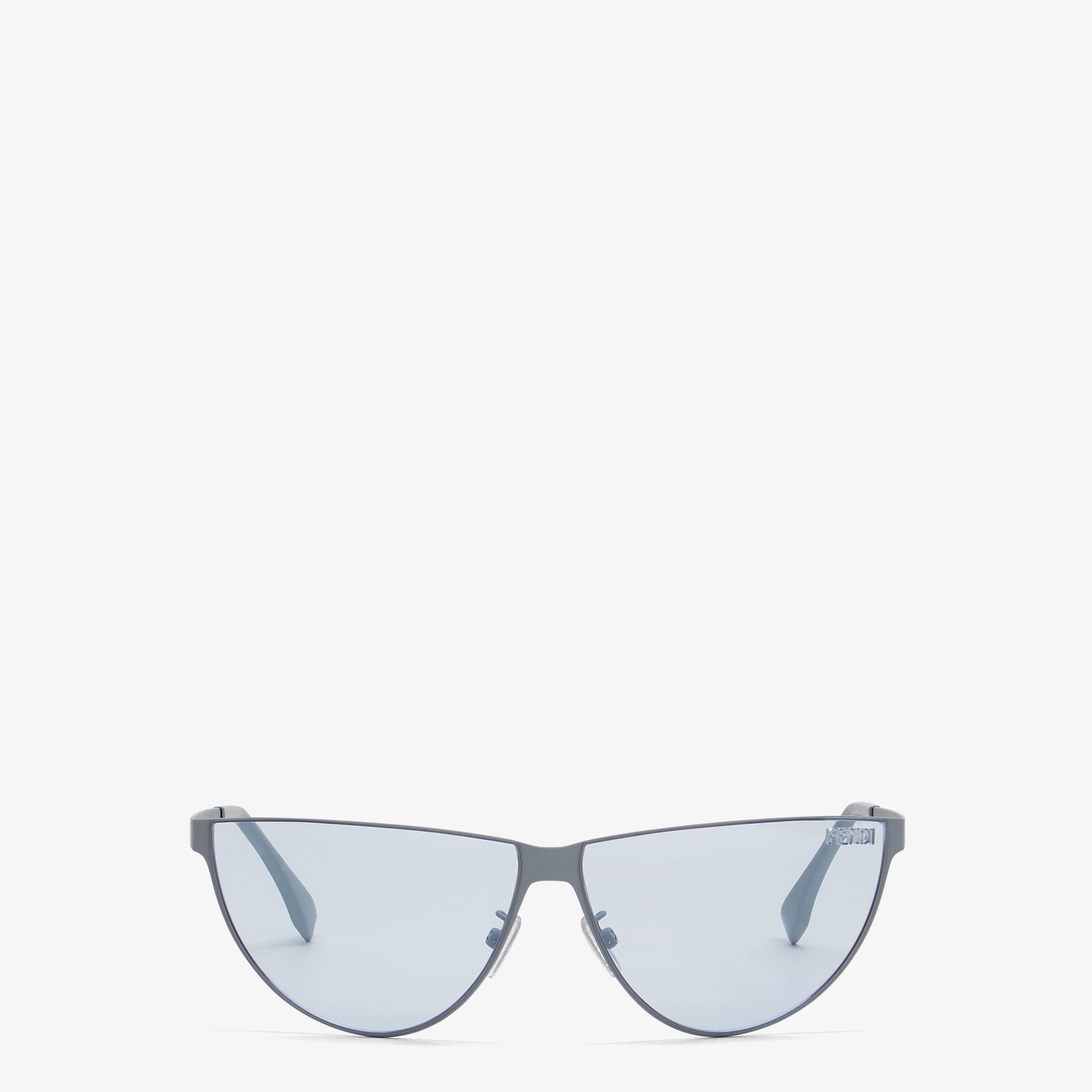 Fendi Cut OutLight blue metal sunglasses Product Image