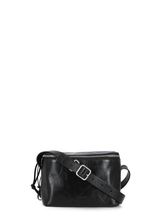 JIL SANDER V-sport Shoulder Bag In Black Product Image