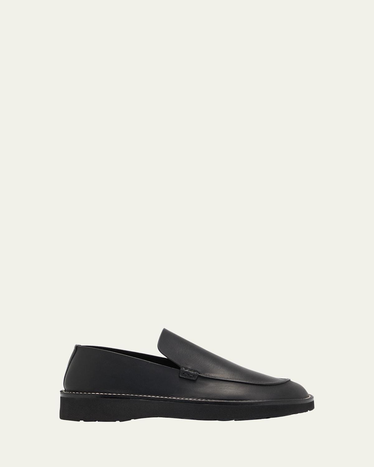 Mens LOEWE x Paulas Ibiza Faro Leather Loafers Product Image