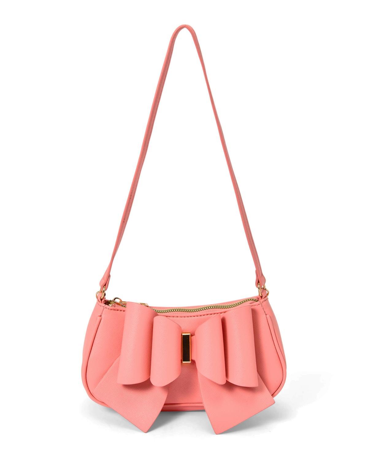 Womens Spring Bow Baguette Shoulder Bag Product Image