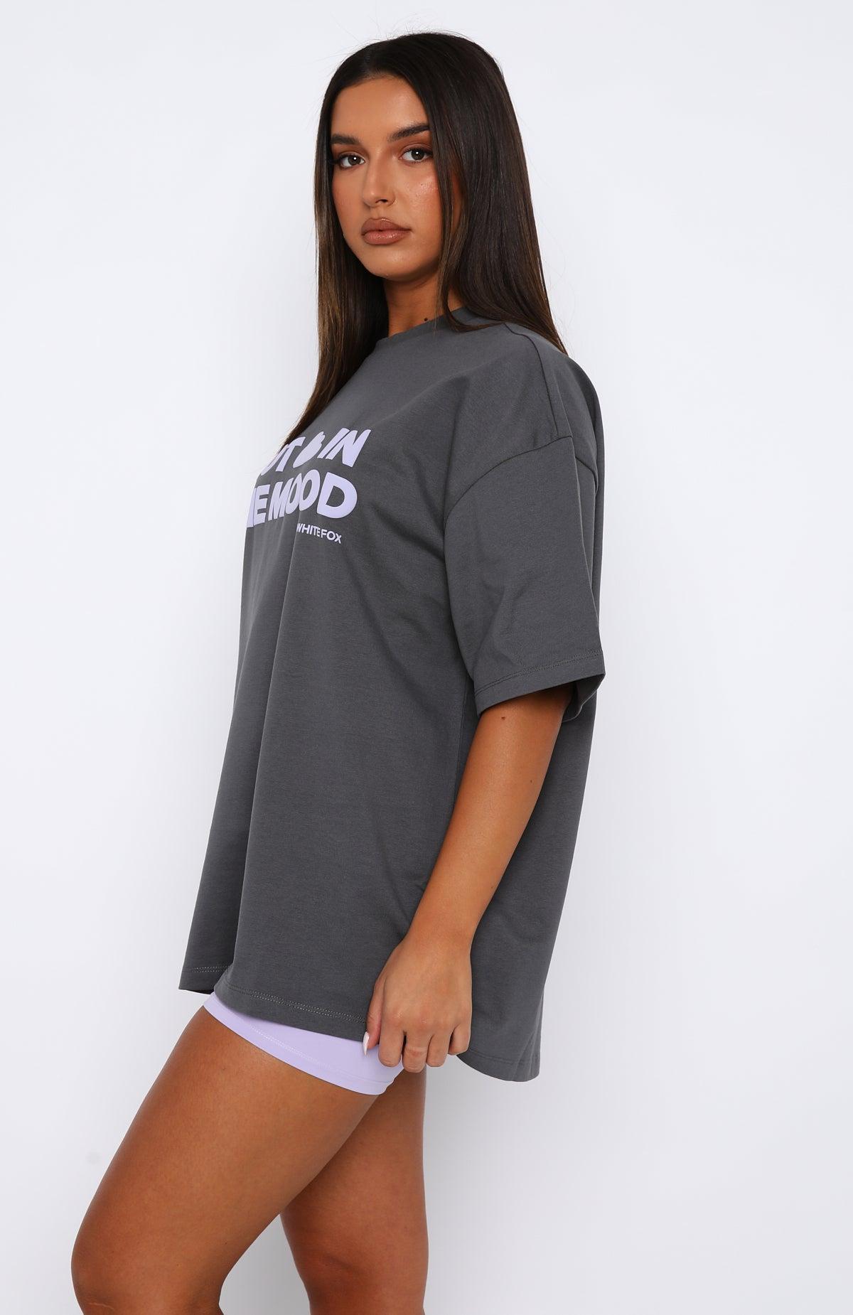 Take A Hint Oversized Tee Volcanic Product Image