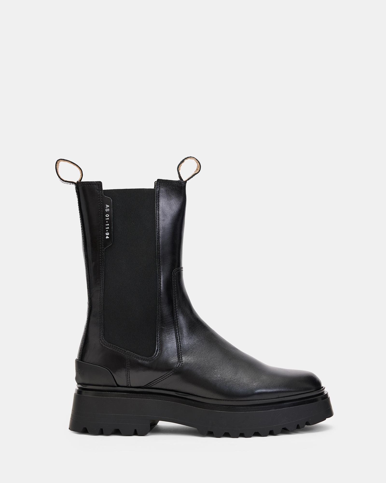 AllSaints Amber Leather Boots Product Image