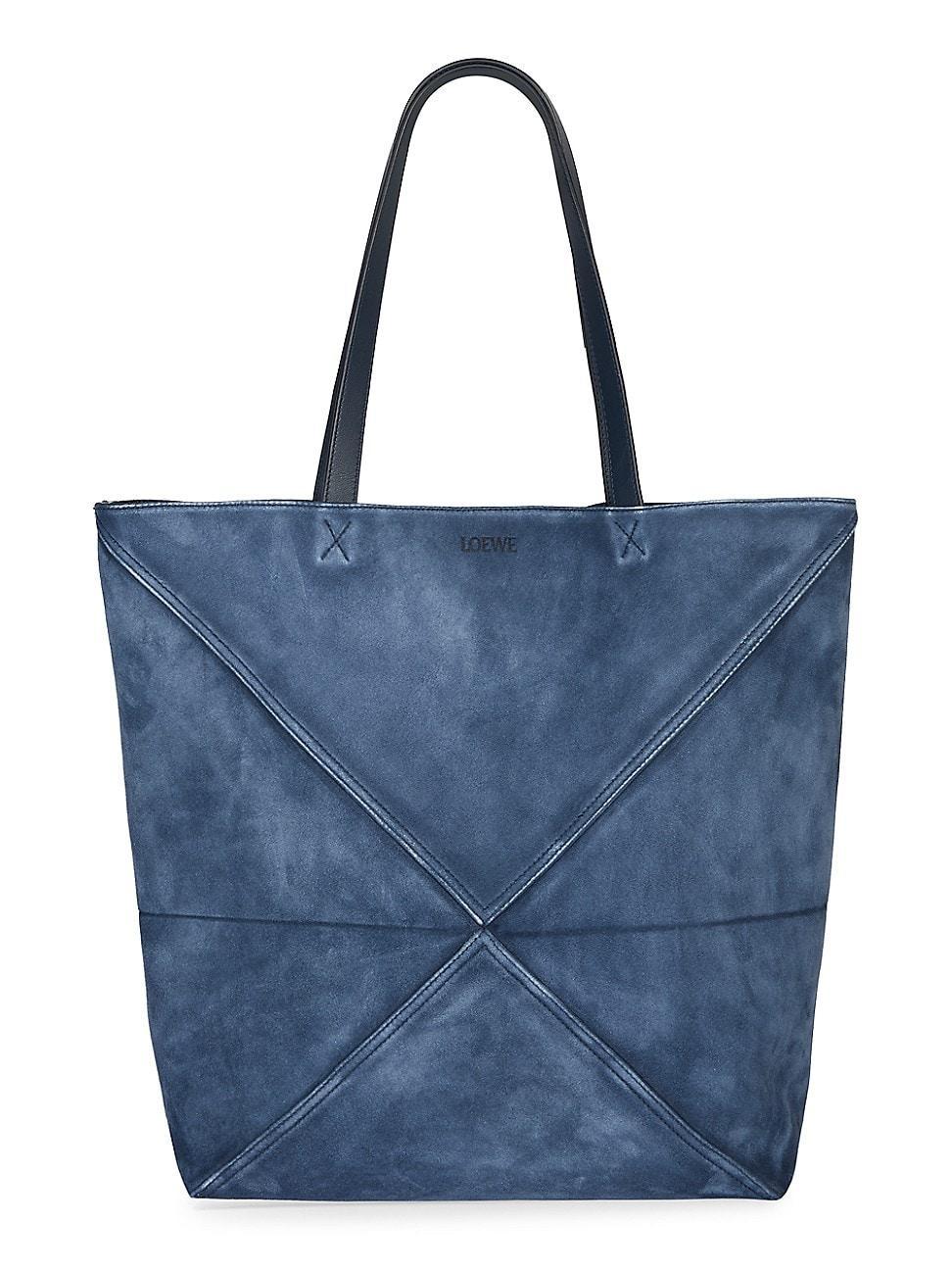 Mens Puzzle Fold Denim Tote Bag Product Image