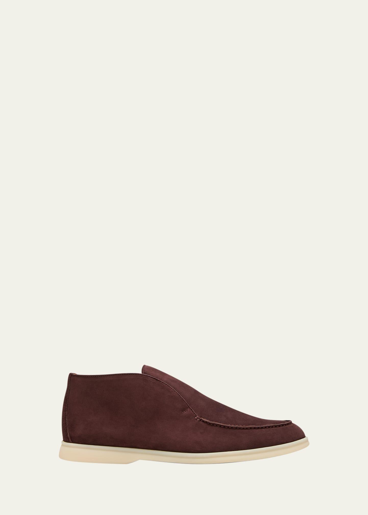 Mens Polacchino Suede Slip-On Chukka Boots Product Image