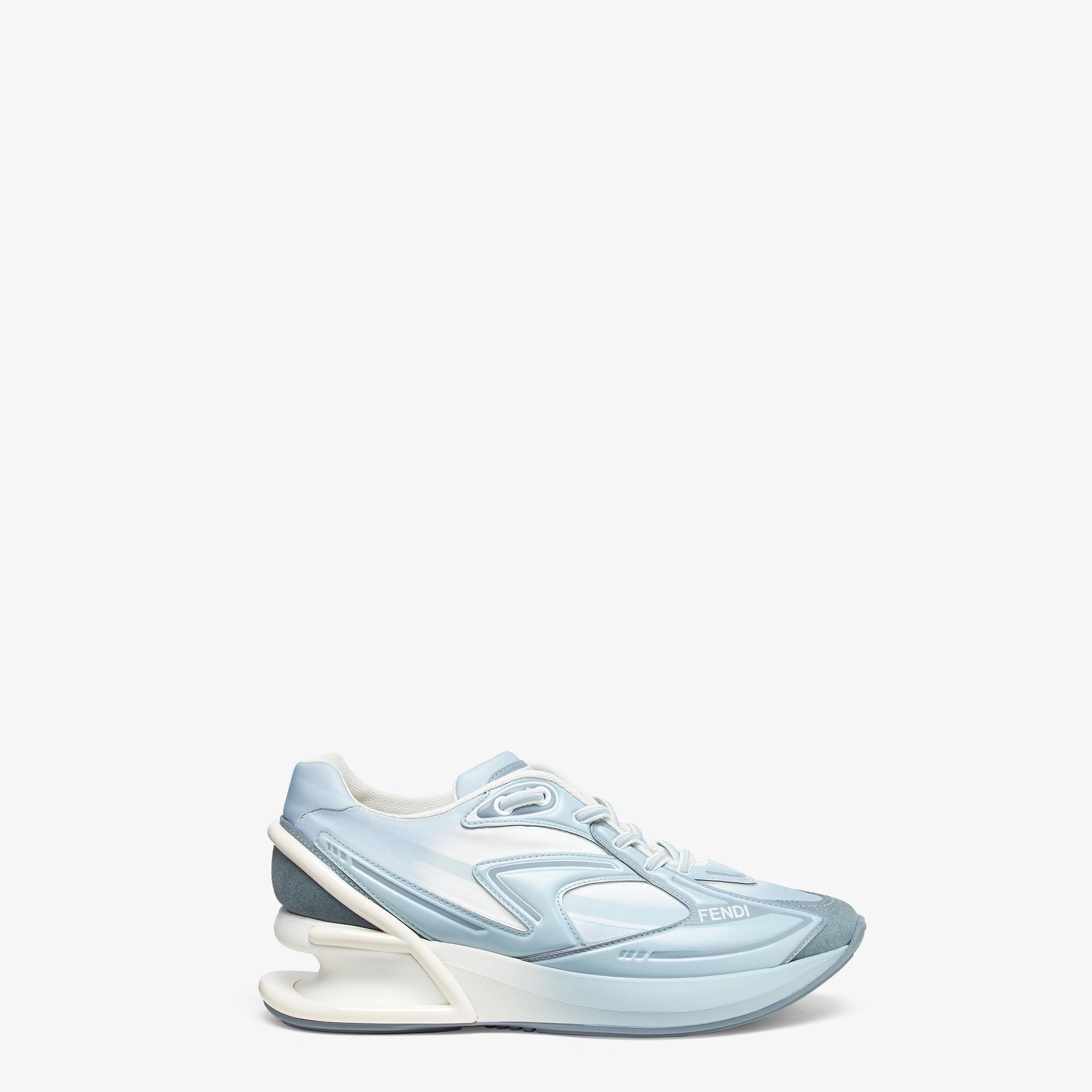 First 1Light blue nylon low tops Product Image