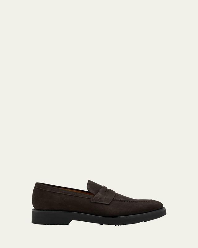 Mens Parham Suede Penny Loafers Product Image