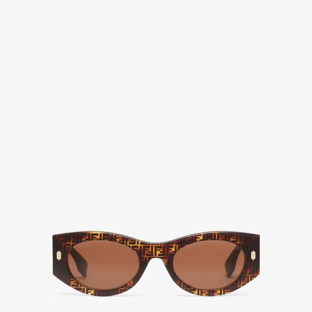 Fendi RomaHavana acetate sunglasses Product Image