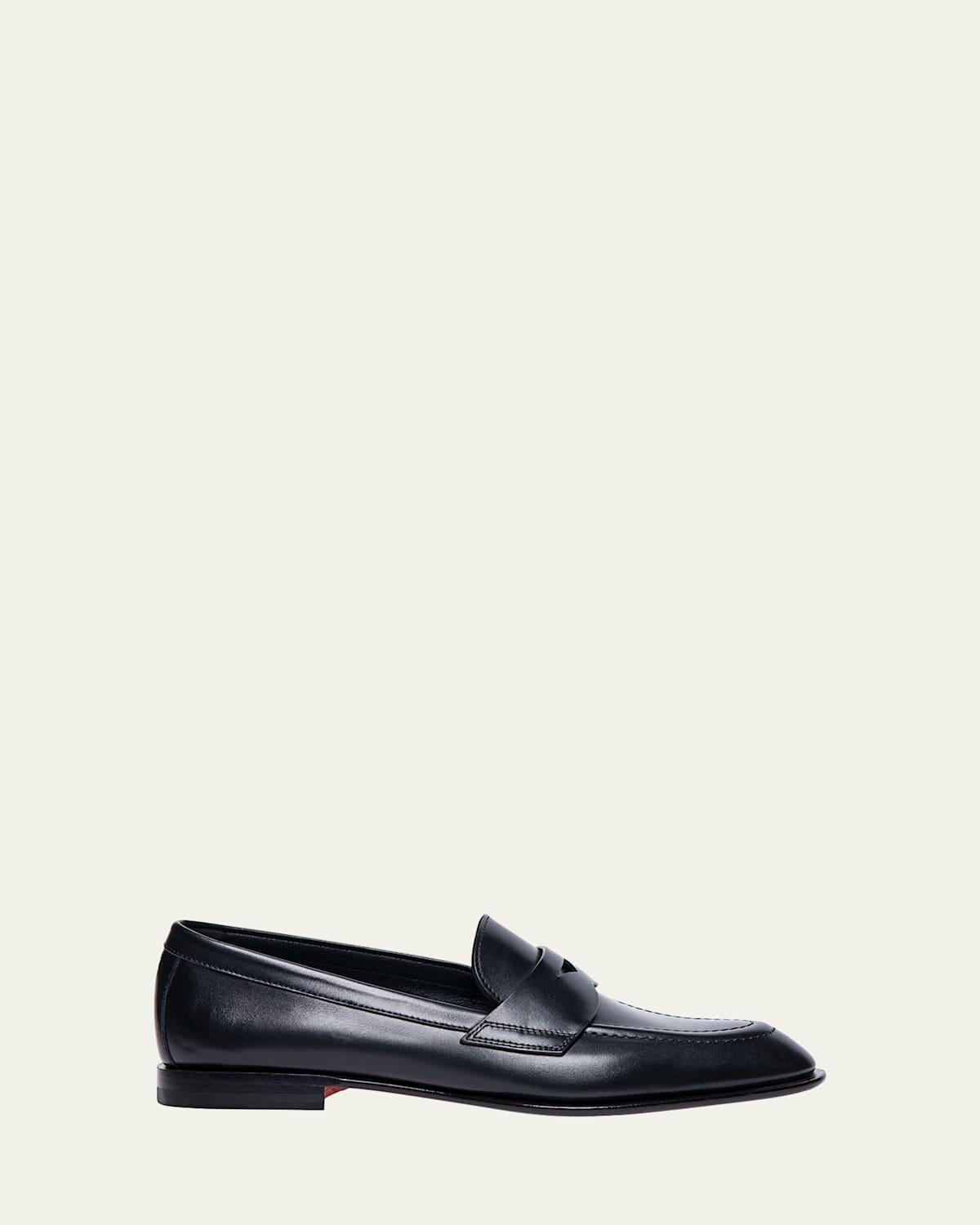 Mens Carlos Suede Penny Loafers Product Image