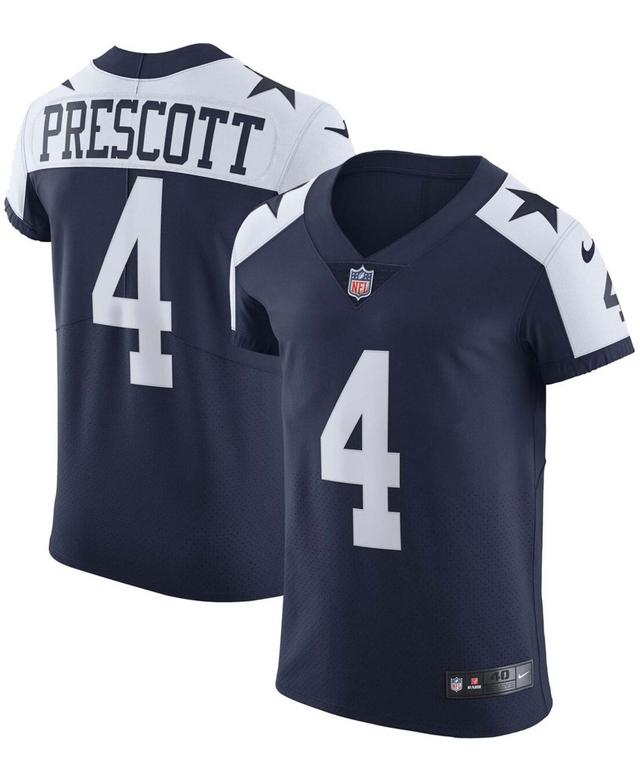 Mens Nike Dak Prescott Dallas Cowboys Alternate Vapor Elite Player Jersey Blue Product Image