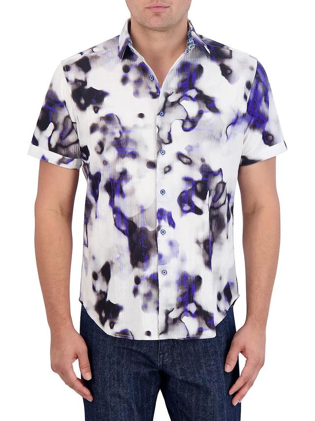 Mens Tasman Graphic Stretch-Cotton Shirt Product Image