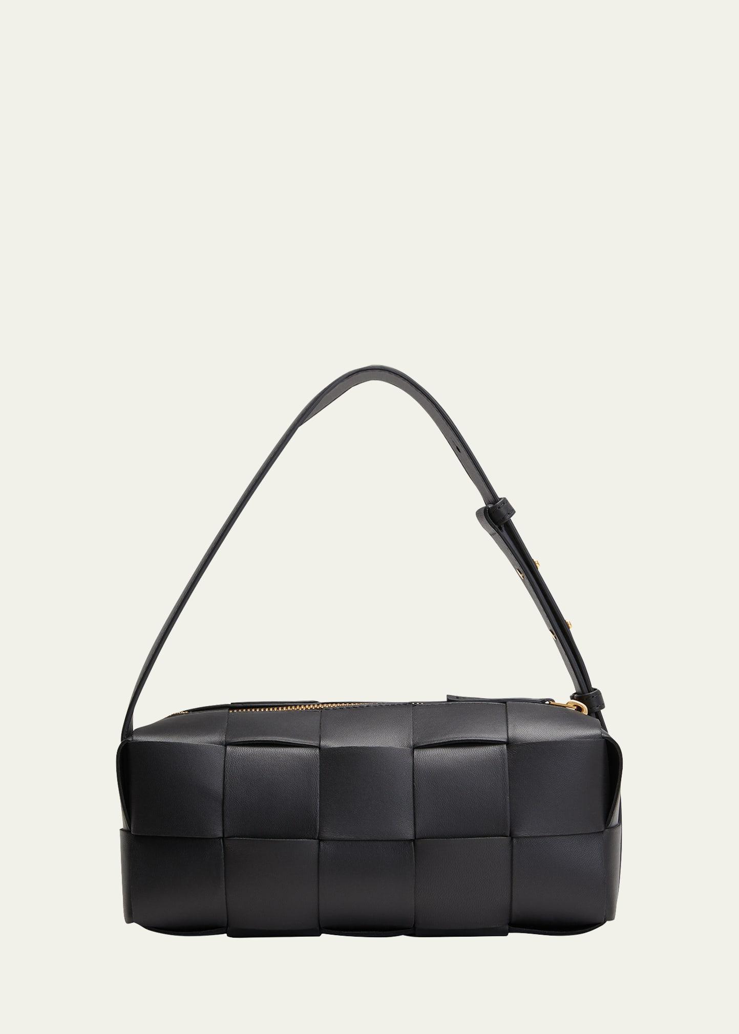 Bottega Veneta Brick Intrecciato Leather Shoulder Bag Product Image