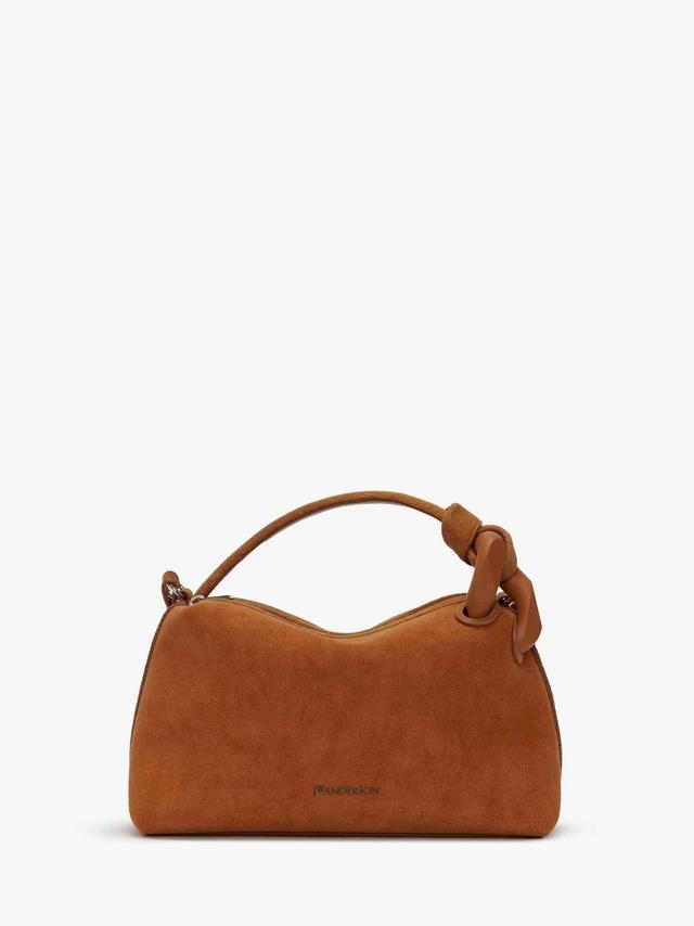 JWA CORNER BAG - CANVAS TOP HANDLE BAG in brown | JW Anderson US  Product Image