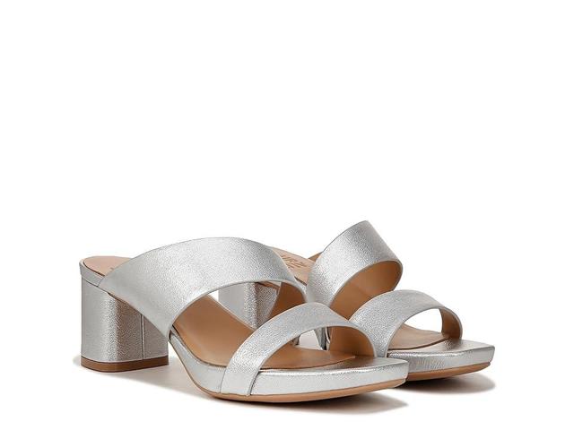 Naturalizer Inez Slides (Silver Faux Leather) Women's Sandals Product Image